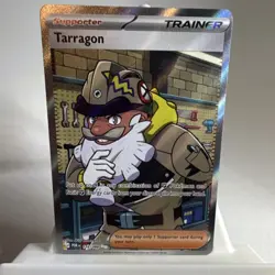 Pokemon Tarragon 116/088 POR Trainer-Supporter Full Art Holo Ultra Rare English - Image 1