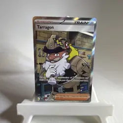 Pokemon Tarragon 116/088 POR Trainer-Supporter Full Art Holo Ultra Rare English - Image 2