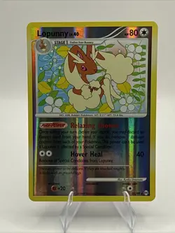 Pokemon TCG Lopunny Reverse Holo Rare Platinum Arceus 21/99 - Image 1