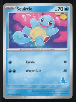 Squirtle Unconfirmed My First Battle Pokemon NM - Image 1