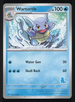 Wartortle Unconfirmed My First Battle Pokemon NM - Image 1