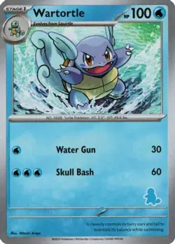 Wartortle Unconfirmed My First Battle Pokemon NM - Image 4