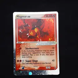 Pokemon Magmar ex 100/109 Ruby and Sapphire Ultra Rare Holo 90 HP Basic - Image 3
