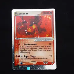 Pokemon Magmar ex 100/109 Ruby and Sapphire Ultra Rare Holo 90 HP Basic - Image 4