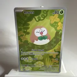 Pokemon Rowlet Illustration Rare Full Art Near Mint Perfect Order 090/088.NM 🔥 - Image 1