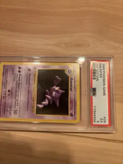 1999 Pokemon Game #29 Haunter 1st Edition PSA 5 - Image 3