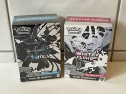 Pokemon TCG Black Bolt and White Flare Booster Bundles - Set of 2 - New Sealed - Image 2