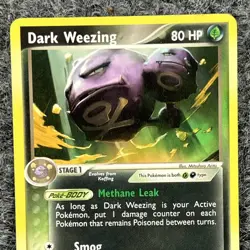 Pokemon EX Team Rocket Returns Dark Weezing 42/109 Regular Uncommon NM - Image 3