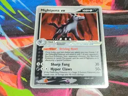 Pokemon 2006 Mightyena ex 101/110 Holon Phantoms Ultra Rare Holo LP/MP - Image 5
