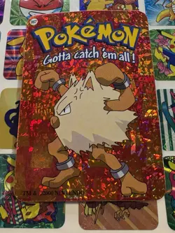 Pokemon 151 Vintage Pocket Monsters Vending HOLO Prism Sticker 2000 Nintendo - Image 2