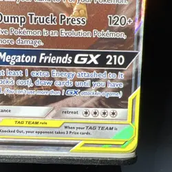 Pokemon Eevee & Snorlax GX Ultra Rare TAG TEAM Holo 120/181 SM Team Up - Image 3