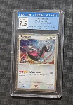 2011 POKEMON CALL OF LEGENDS #SL10 RAYQUAZA-HOLO CGC 7.5 - Image 1