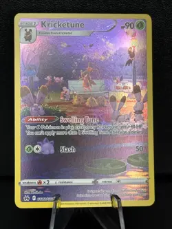 Kricketune GG02/GG70 Holo Crown Zenith Galarian Gallery Pokemon NM - Image 1