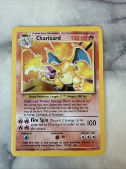 Pokemon TCG Charizard Base Set 4/102 Holo 1999-2000 Wizards Base Set... - Image 1