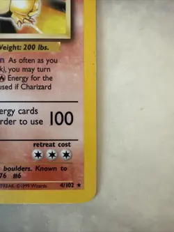 Pokemon TCG Charizard Base Set 4/102 Holo 1999-2000 Wizards Base Set... - Image 3