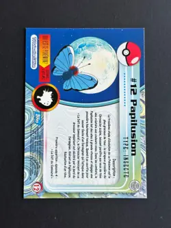 Pokemon - TV Animation - TOPPS - #12 Papilusion - Blue Logo - Neuf - FR - Image 2