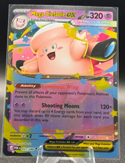 Mega Clefable ex 031/088 Me03: Perfect Order Holo Pokemon TCG - Image 1
