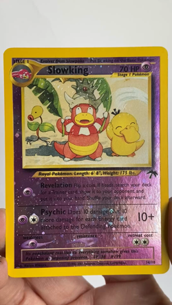 Slowking Swirl 14/18 Southern Islands Reverse Holo NM WOTC Pokemon TCG Vintage - Image 2