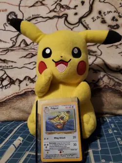 Pokemon TCG 1999 Pidgeot 8/64 Holo Rare Misprint Error - No Jungle Symbol - LP - Image 1