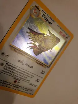 Pokemon TCG 1999 Pidgeot 8/64 Holo Rare Misprint Error - No Jungle Symbol - LP - Image 4
