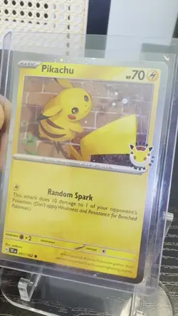 2x 🌀Swirl🌀Stamped 30th Anniversary Pokemon Day 2026 Pikachu 051/162 Near MInt - Image 2