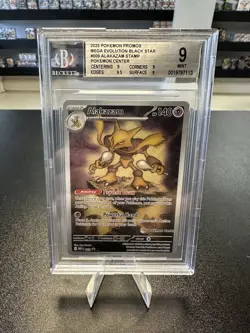 Pokemon TCG Alakazam EX Ultra Rare Scarlet and Violet 009 Pokemon Center BGS 9 - Image 1