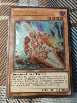 Yugioh Rokket Tracer Ultimate Rare - OP30-EN001 - Image 1