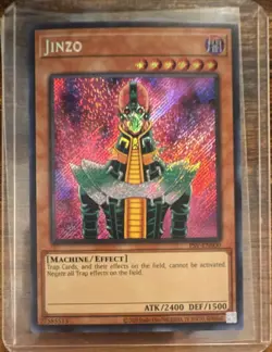 Yu-Gi-Oh! Jinzo Pharaoh's Servant 25th Ann Unlimited Foil Secret Rare PSV-EN000 - Image 1
