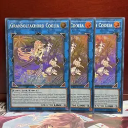 Yu-Gi-Oh! 3x *** GranSolfachord Coolia*** CYAC-EN049~1st Edition~Super Rare~L@@K - Image 1