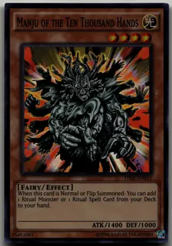 Manju of the Ten Thousand Hands Super Rare The Secret Forces THSF-EN033 LP - Image 1