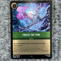 Disney Lorcana Winterspell Freeze the Vine 96/204 Rare Foil NM - Image 2