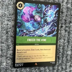 Disney Lorcana Winterspell Freeze the Vine 96/204 Rare Foil NM - Image 3