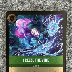 Disney Lorcana Winterspell Freeze the Vine 96/204 Rare Foil NM - Image 5