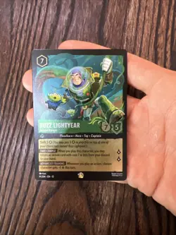 Disney Lorcana Wilds Unknown Legendary Foil Buzz Lightyear Jungle Ranger 91/204 - Image 1