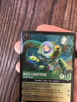 Disney Lorcana Wilds Unknown Legendary Foil Buzz Lightyear Jungle Ranger 91/204 - Image 3