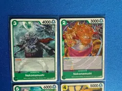 Nekomamushi One Piece TCG 4-card lot OP06/OP08 Rare+OP01/OP02 Common - PWE - Image 3