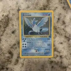 Pokemon TCG Articuno Fossil Holo Unlimited Rare Card 2/62 - Image 1