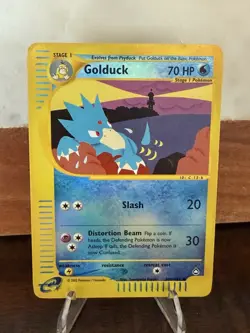 Pokemon TCG Golduck Aquapolis Reverse Holo Card #50a/147 LP - Image 1