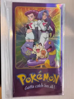 Topps Pokemon Animation Series 2 - Tin Topper/Jumbo Card Team Rocket Foil 3 of 5 - Image 1