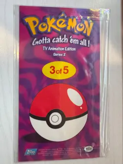 Topps Pokemon Animation Series 2 - Tin Topper/Jumbo Card Team Rocket Foil 3 of 5 - Image 2