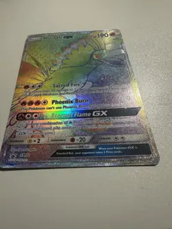 Ho-Oh GX Pokemon Card Sacred Fire Phoenix Burn Eternal Flame GX - Image 4