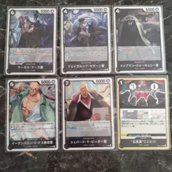 One Piece Trading Card Marcus Mars Holy Parallel SR from Set Five Elders - Image 3