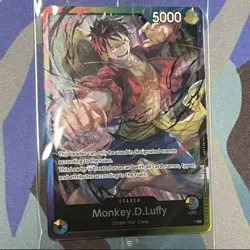 One Piece Trading Card Luffy Promo Parallel Limited Edition Unopened Minor - Image 1