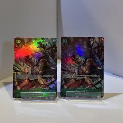 One Piece Shanks SR Parallel Trading Card Single Select One - Image 1