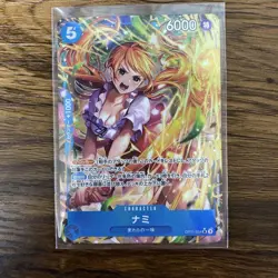 One Piece Nami Character Card Cost 5 Power 6000 Trading Card Individual Card - Image 1