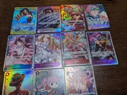 One Piece Trading Card Bartholomew Kuma + 3 Parallel + Many - Image 1