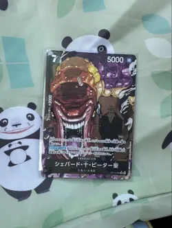 One Piece Trading Card Peter Holy Parallel Rare Limited Edition Condition - Image 1