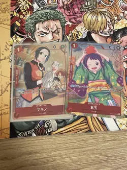 One Piece Trading Card Makino Parallel Card One Piece Card Game Individual - Image 1