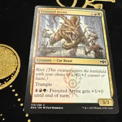 MTG Magic the Gathering Frenzied Arynx (173/296) Ravnica Allegiance LP - Image 1