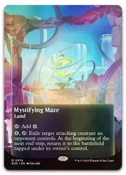 Mystifying Maze (0074) (Borderless) #74 (Foil) NM Edge of Eternities Magic MTG - Image 1
